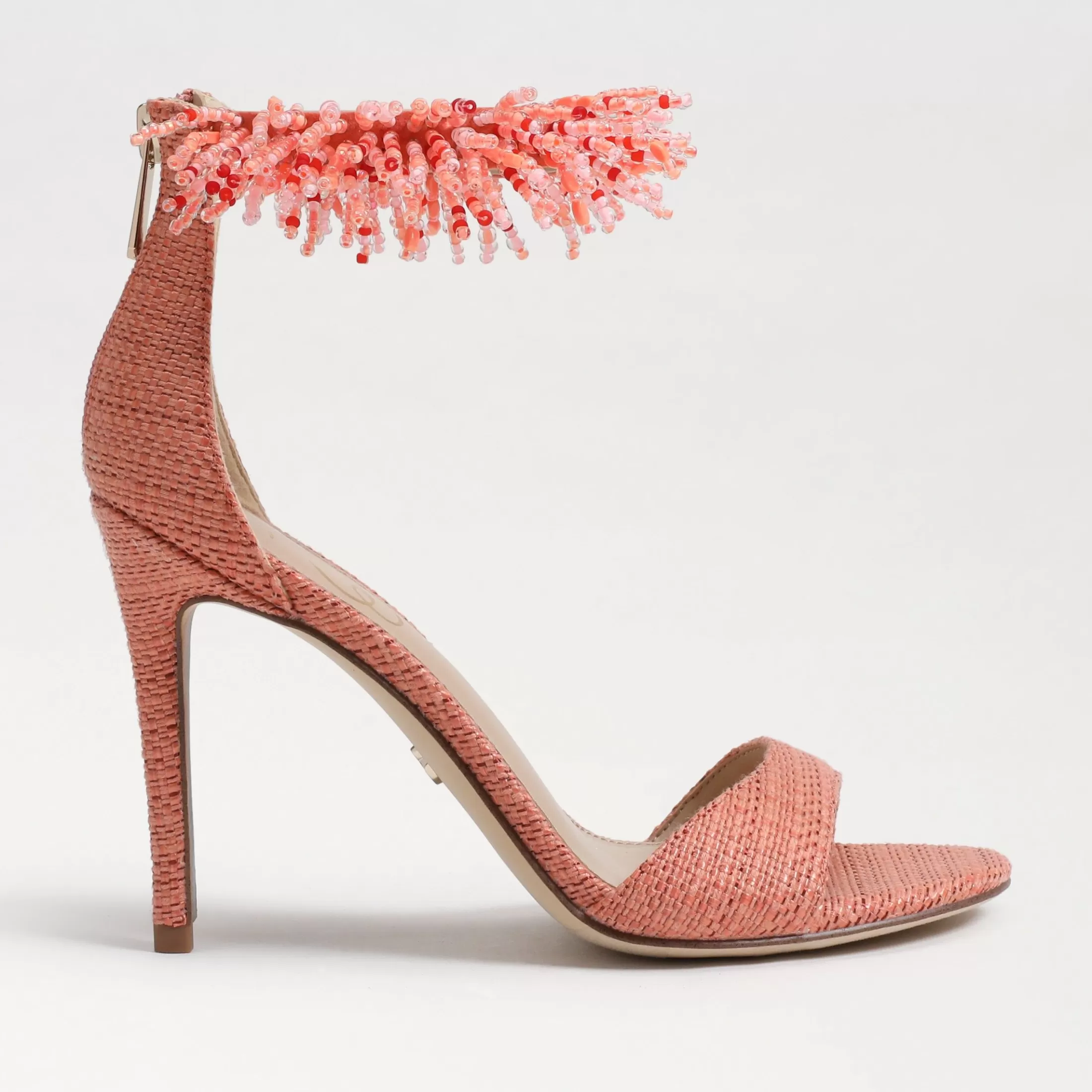 Womens Sam Edelman Gillie Beaded Ankle Strap Heel