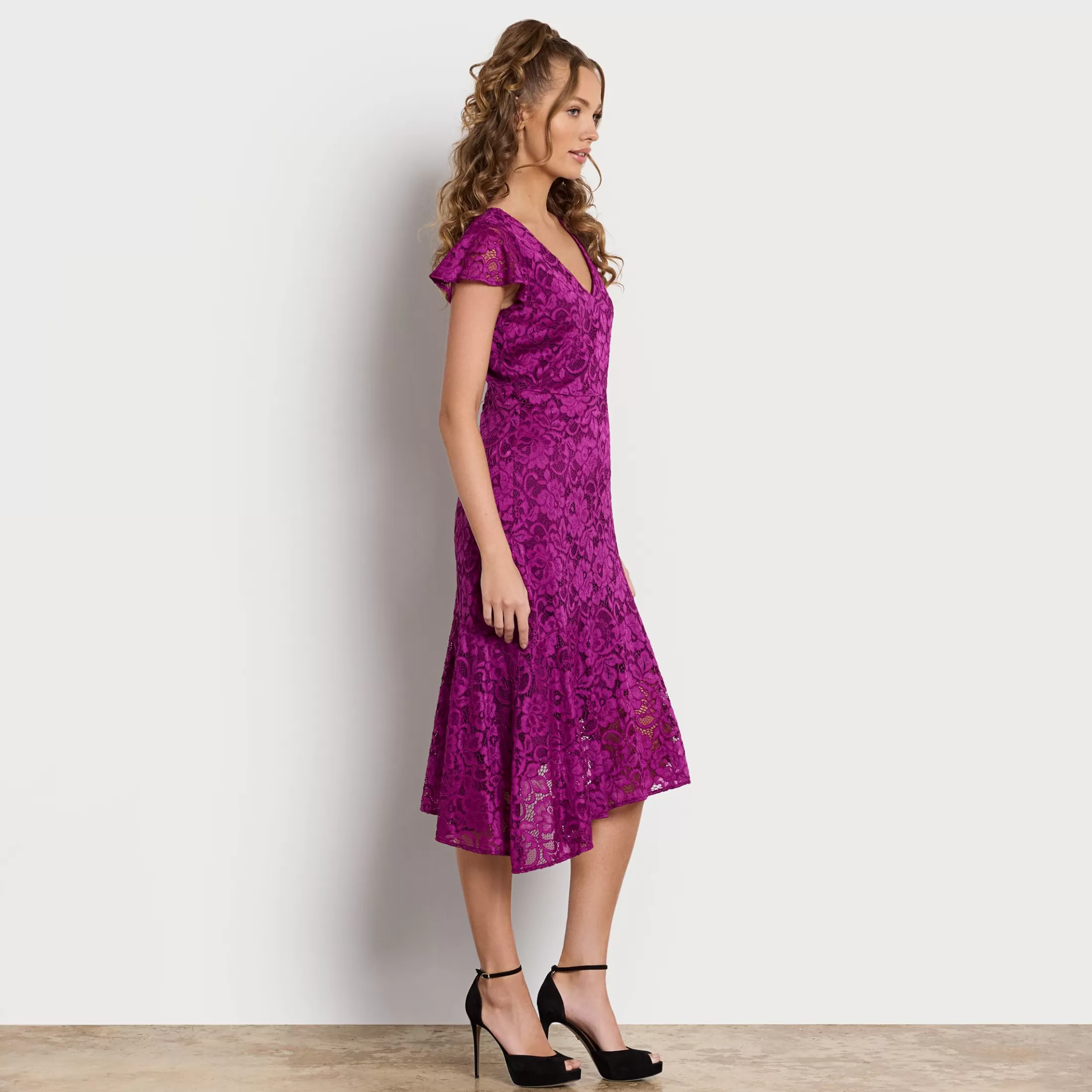 Womens Sam Edelman Scoop Neck Short Sleeve Dress